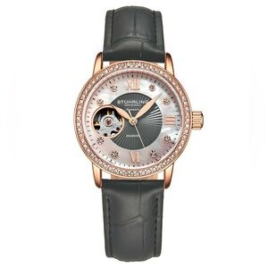 Stuhrling Original Rose Gold and Gray Watch